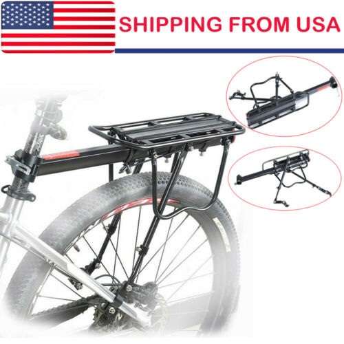 Bicycle Mountain Bike Rear Rack Seat Post Mount Pannier Luggage Carrier Us 2019