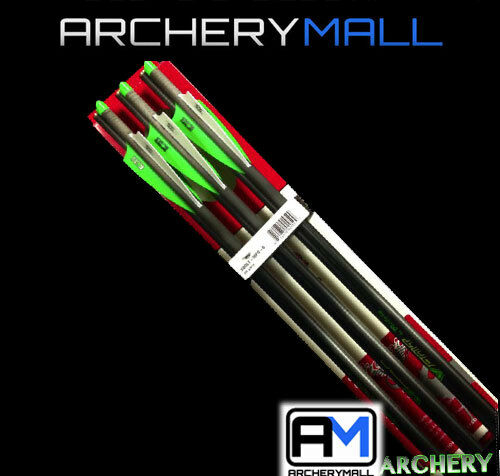 New 6 Victory Arrows/ Bolts For Crossbow 20" Or 22" Half Moon Nocks