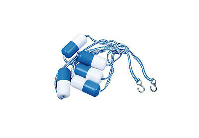 Swimming Pool Safety Rope Line Rope & Float Kit W/ Hook 16' 18' 20' 24' 25'